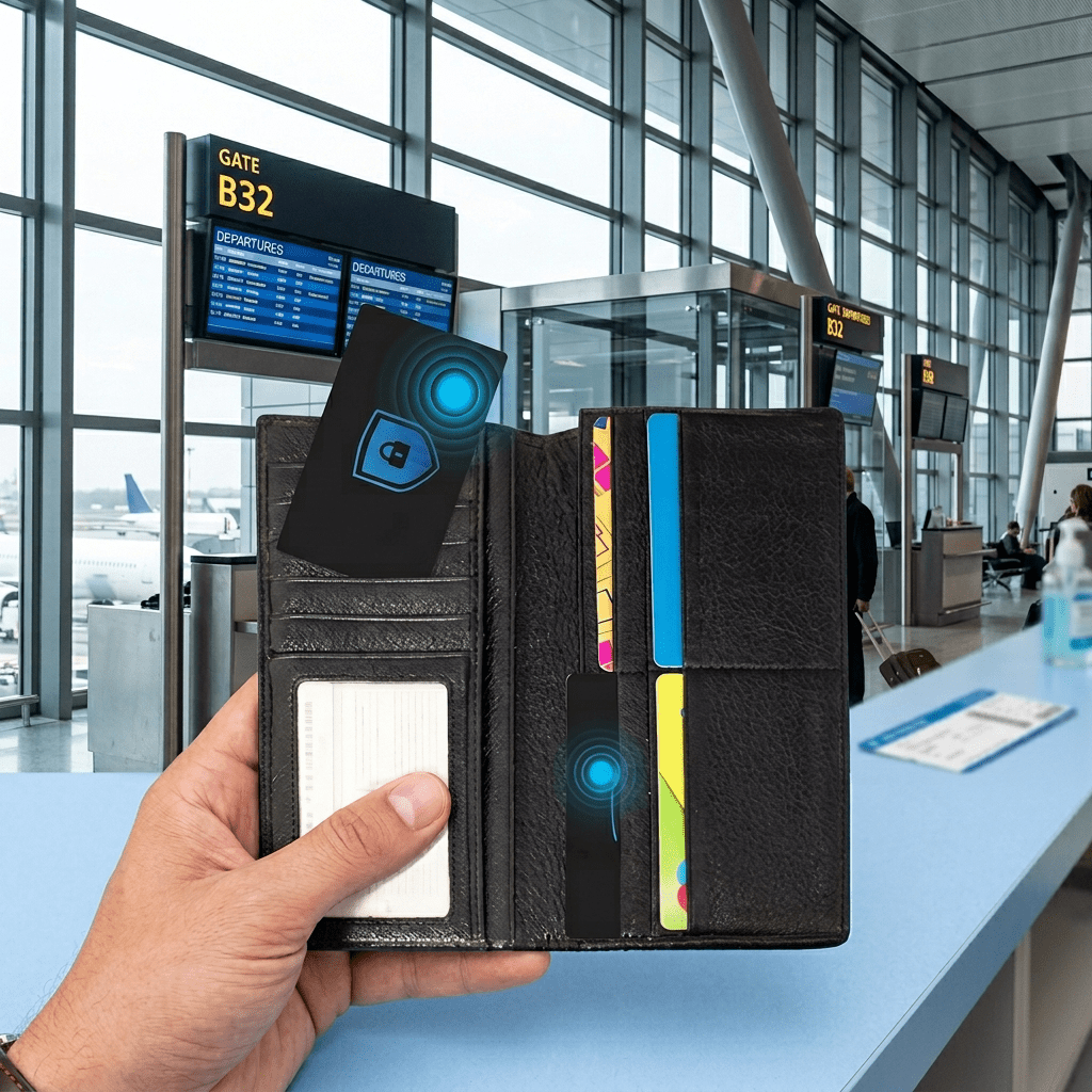 6 Cartes Anti RFID NFC Noir Charbon - | AïtaVia