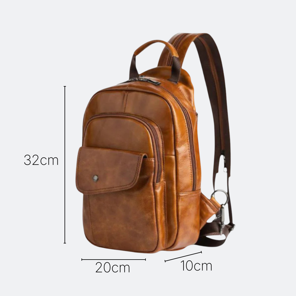 Sac à Dos Cuir Véritable Homme