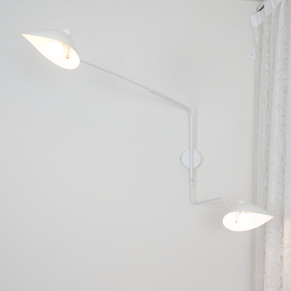 Applique Serge Mouille - Lampe Murale Design - Bras Mobiles
