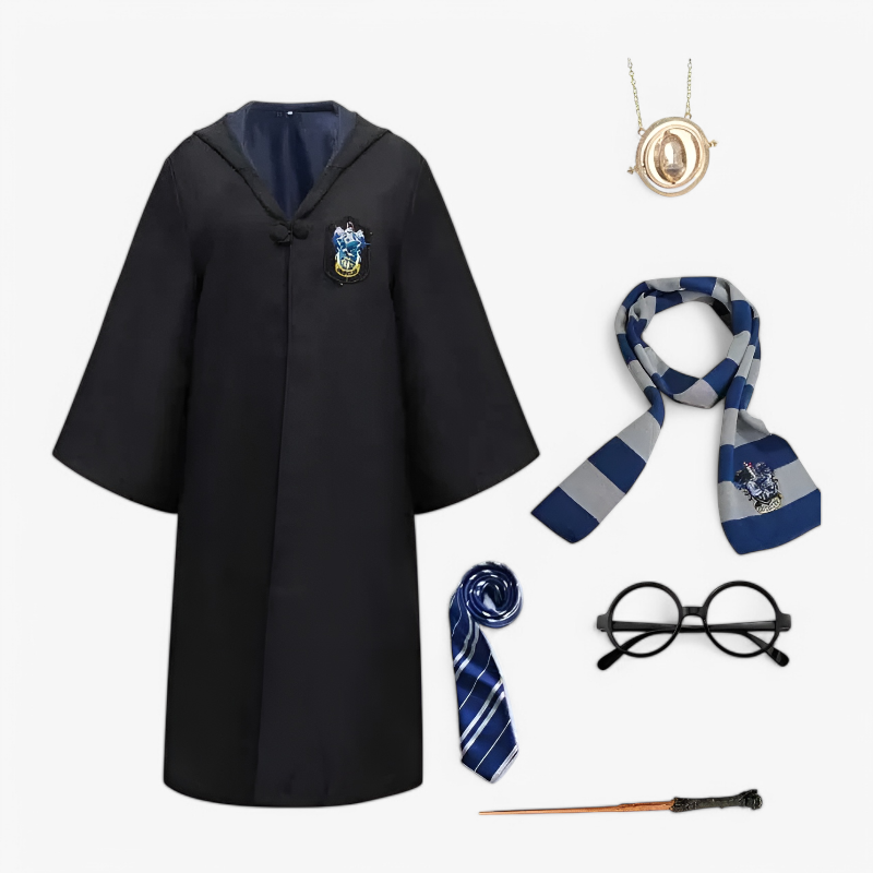 Déguisement Harry Potter - Ensemble Complet : Cape, Écharpe & Accessoires