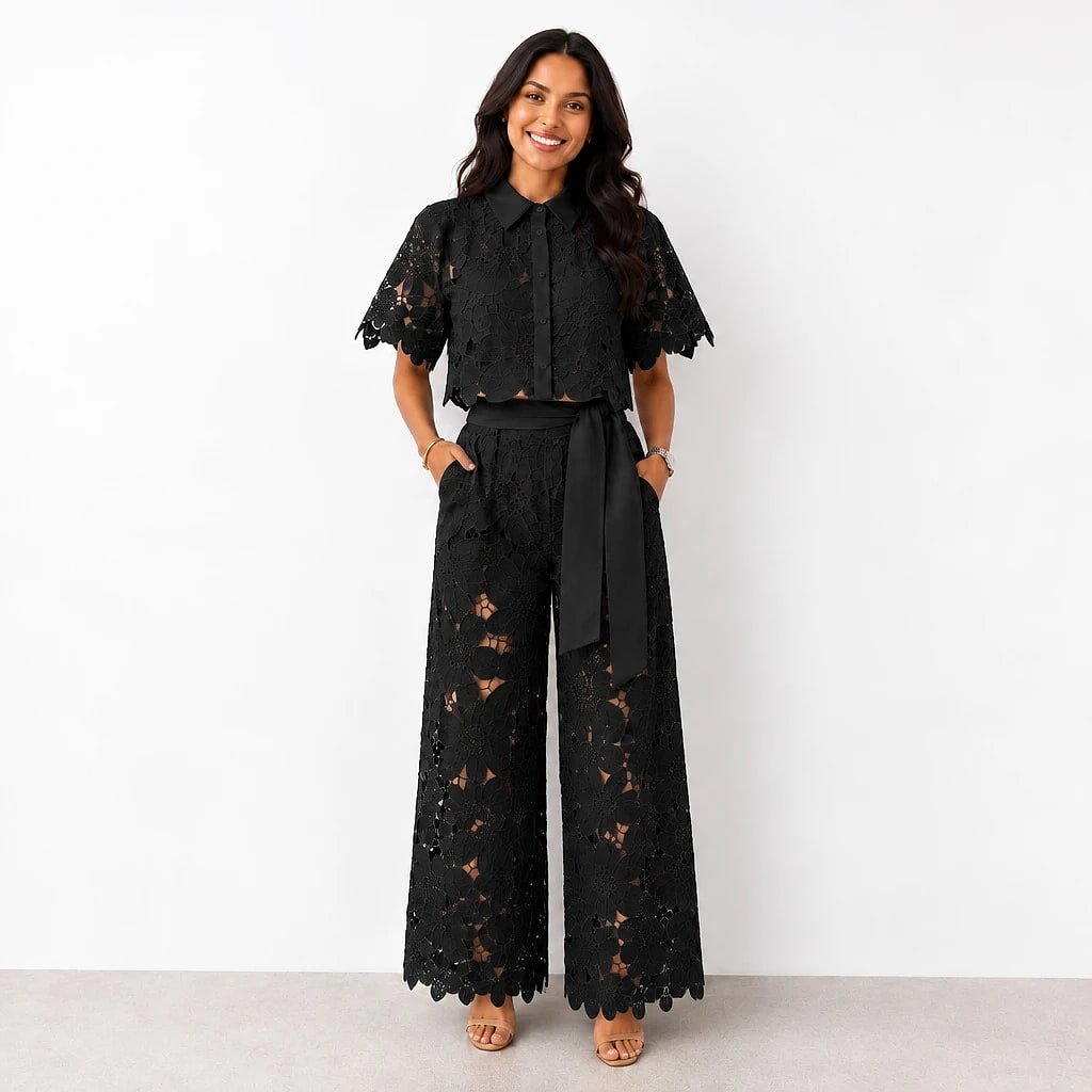 Florène – Ensemble Dentelle Florale Femme