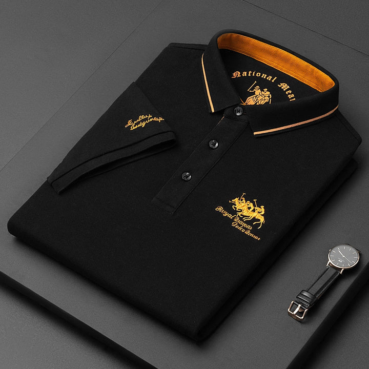 Polo Homme Premium Luxe - Respirant, Coupe Classique, Confort