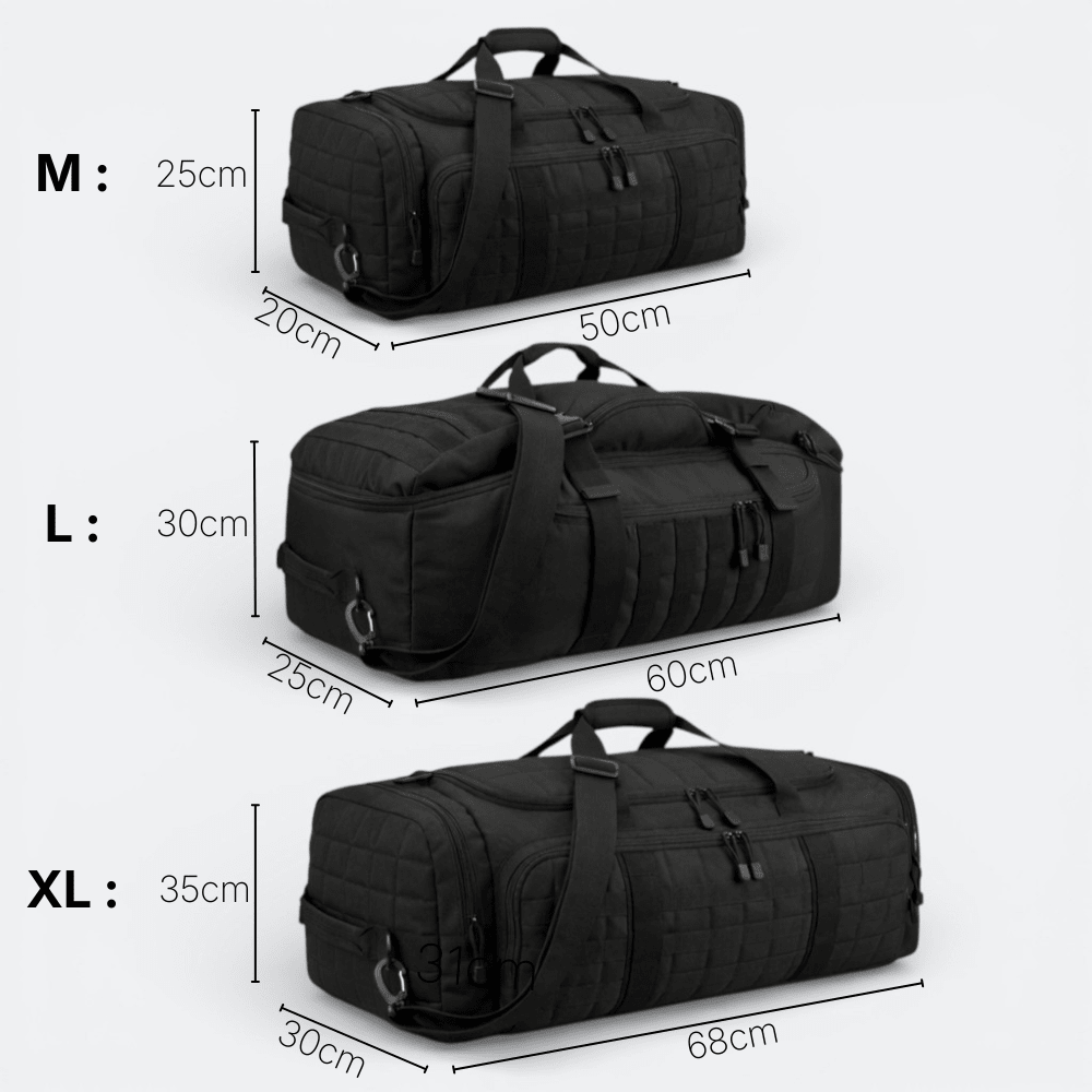 Sac à Dos de Voyage Imperméable Noir - | AïtaVia