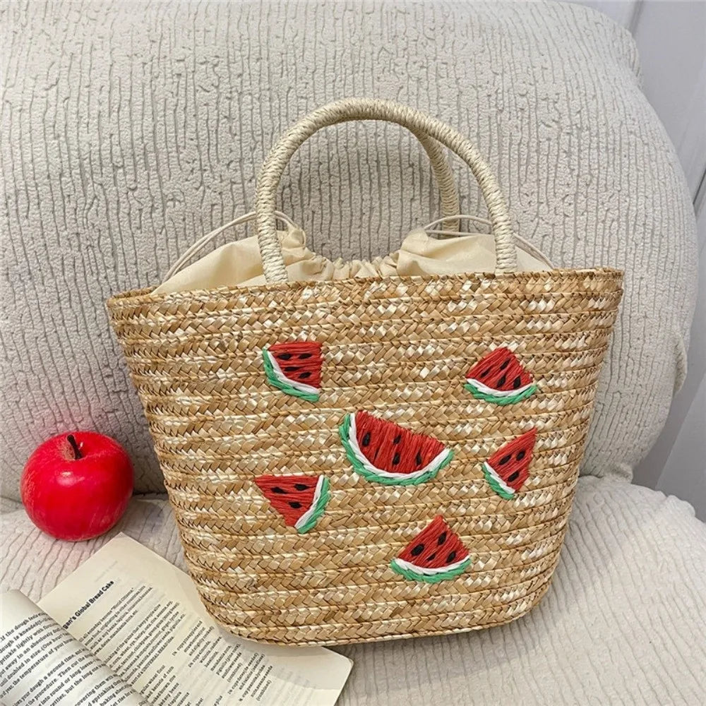 Sac de Plage Brodé pour Femmes - Style Estival