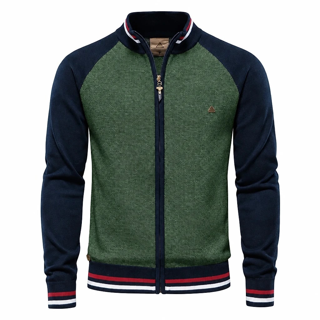 Velorio – Cardigan Deux Tons Zippé