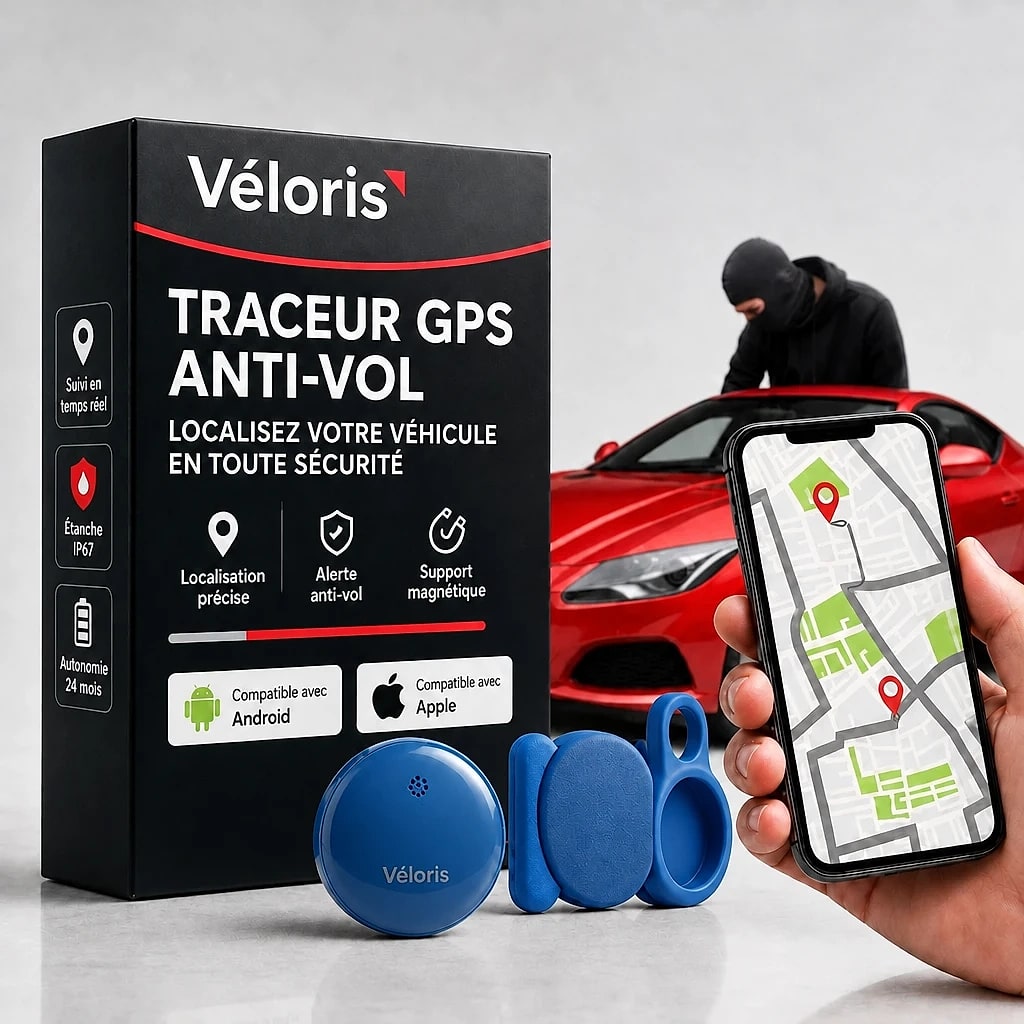 Véloris – Traceur GPS Sans Abonnement