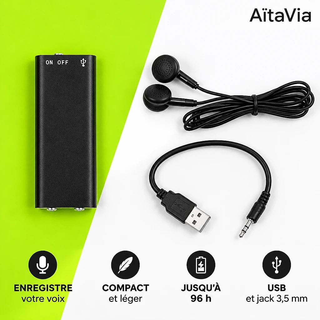 Vocix – Enregistreur Vocal Compact