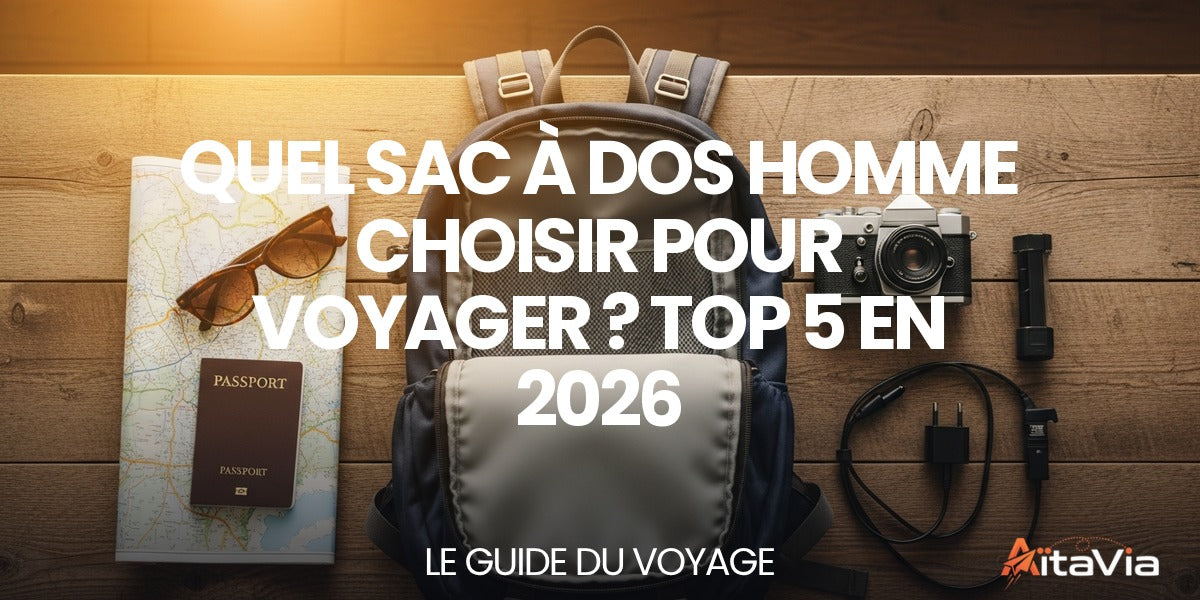 Quel sac à dos homme choisir pour voyager ? Top 5 en 2026 — guide complet par Mathieu Arnaud