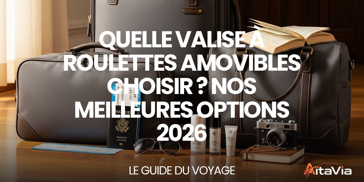 Quelle valise à roulettes amovibles choisir ? Nos meilleures options 2026 — guide complet par Mathieu Arnaud