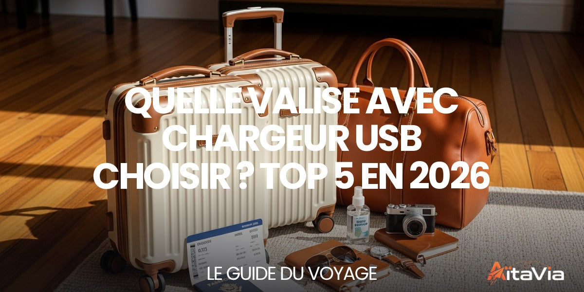 Quelle valise avec chargeur USB choisir ? Top 5 en 2026 — guide complet par Mathieu Arnaud