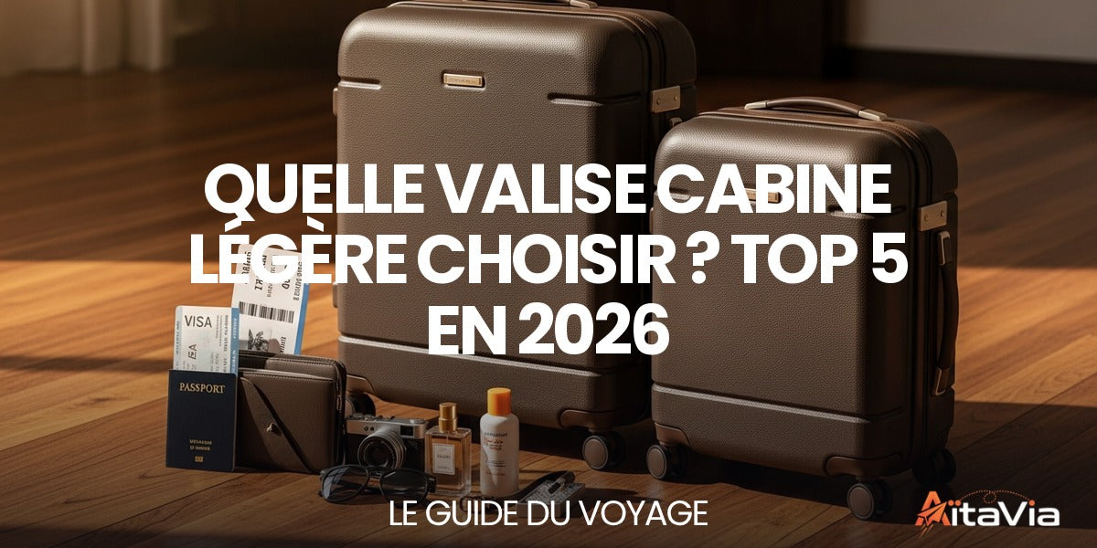 Quelle valise cabine légère choisir ? Top 5 en 2026 — guide complet par Mathieu Arnaud