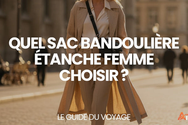 Quel sac bandoulière étanche femme choisir ? — femme élégante portant un sac imperméable en ville