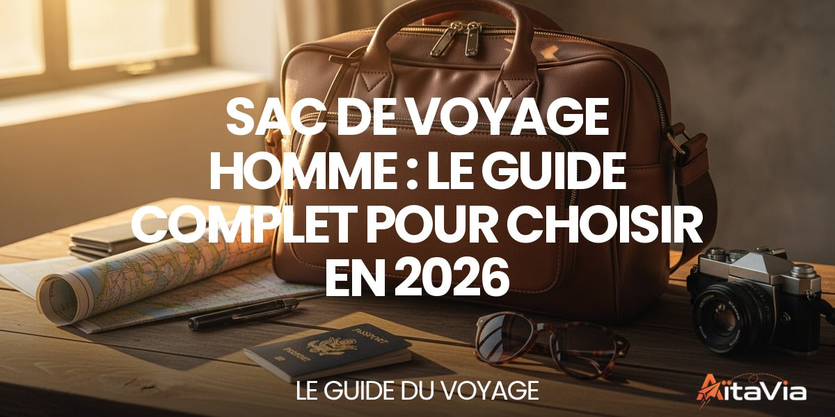 Sac de voyage homme : le guide complet pour choisir en 2026 — guide complet par Mathieu Arnaud