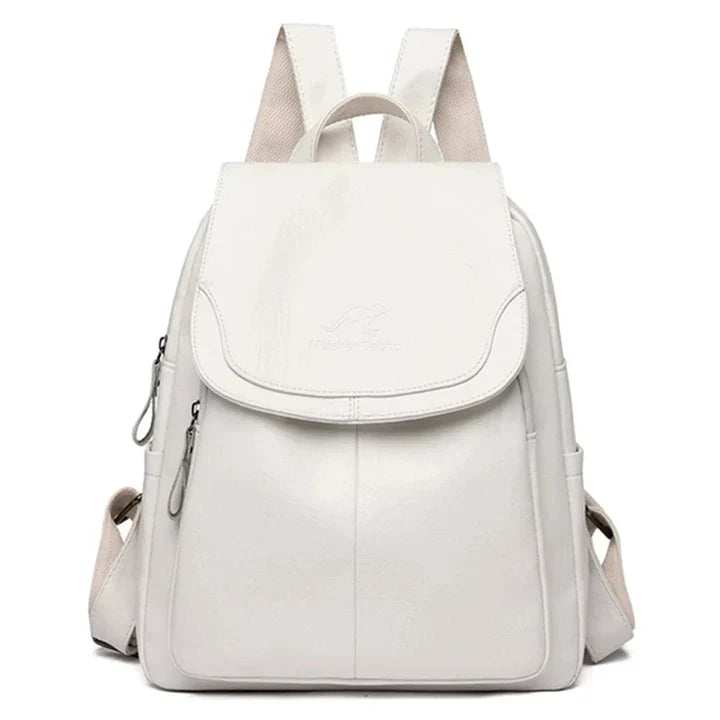 Sac à dos femme en similicuir, élégant avec bretelles réglables