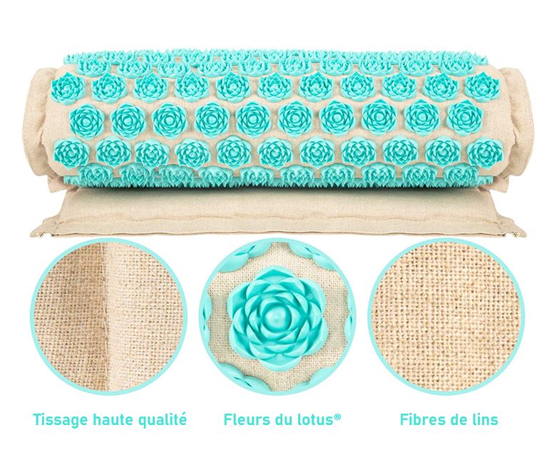 Tapis Acupression Fleurs : Détente Naturelle
