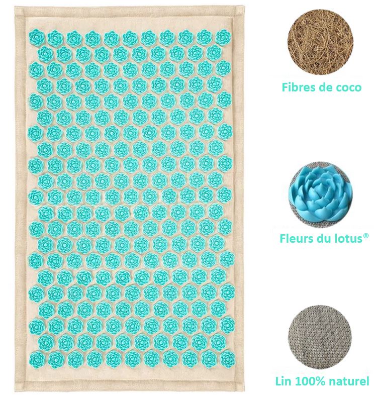 Tapis Acupression Fleurs : Détente Naturelle