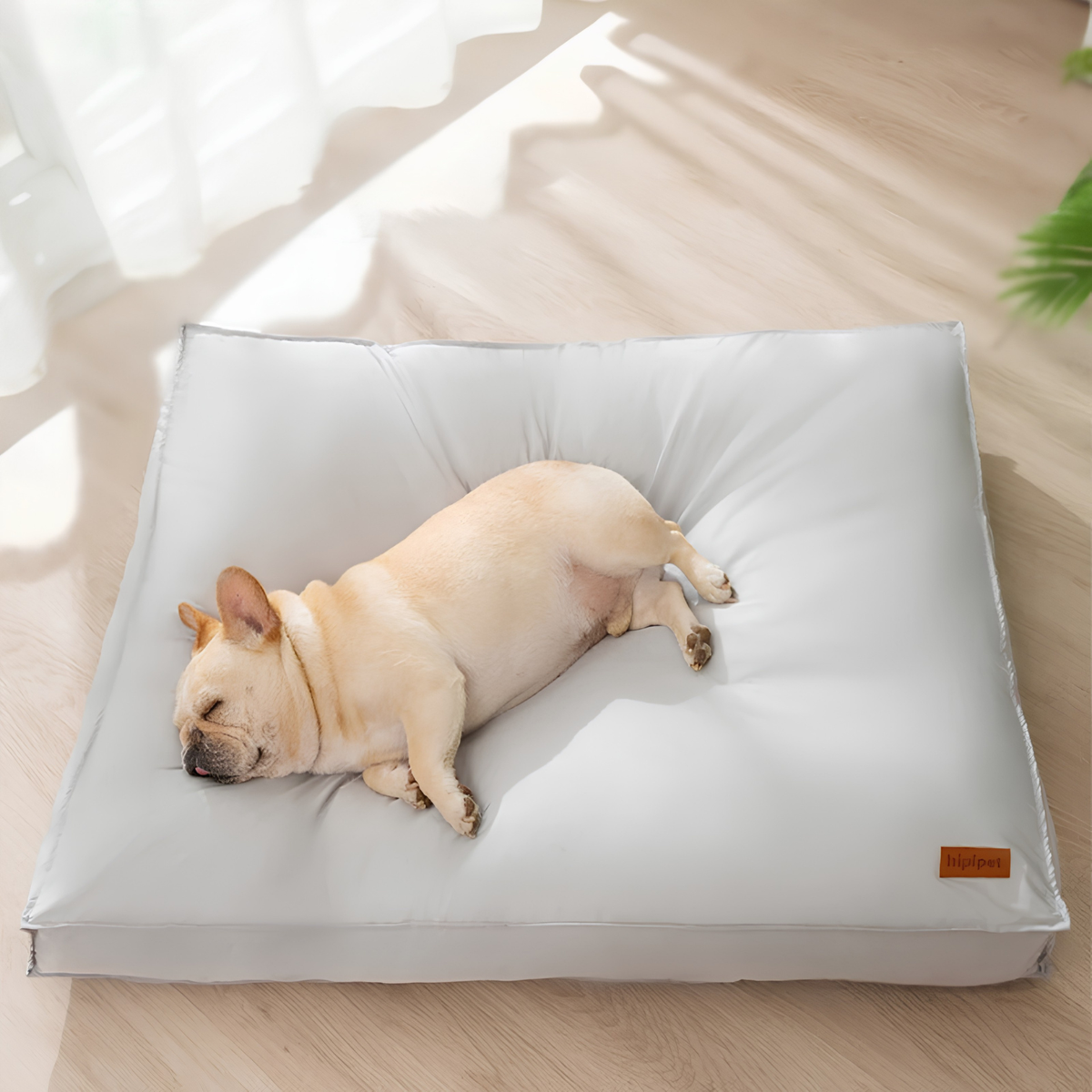 Coussin panier chien à mémoire de forme, housse imperméable