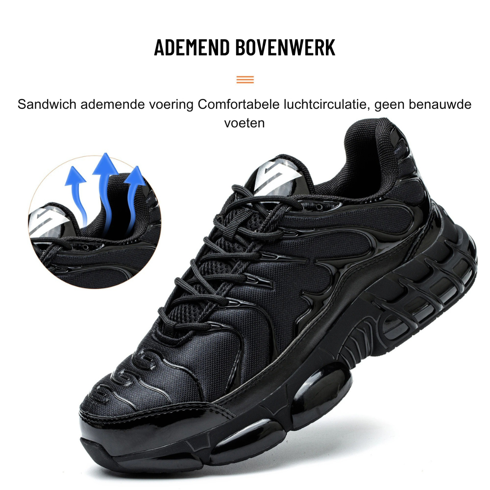 Chaussures de sécurité à embout acier et semelle antidérapante