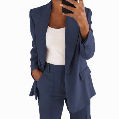 Ensemble Blazer et Pantalon Femme - Costume Deux Pièces Élégant