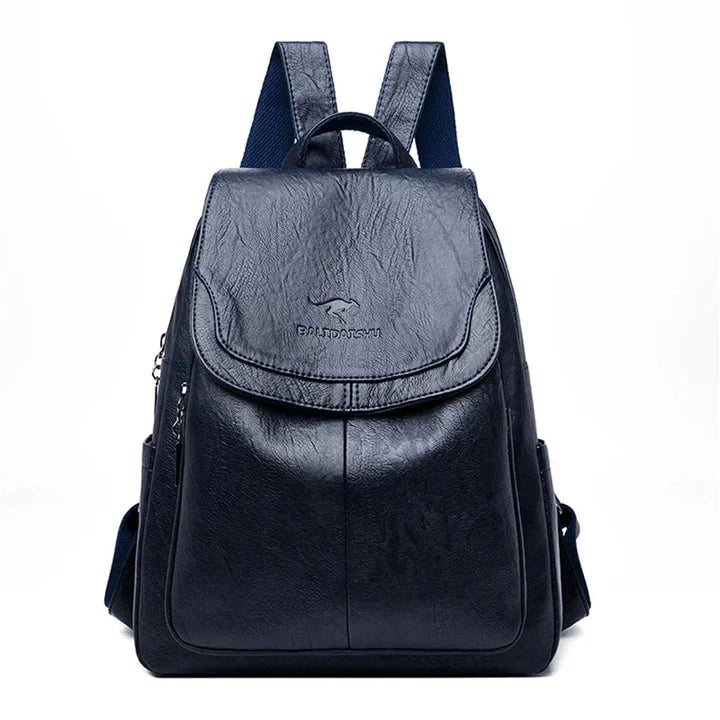 Sac à dos femme en similicuir, élégant avec bretelles réglables