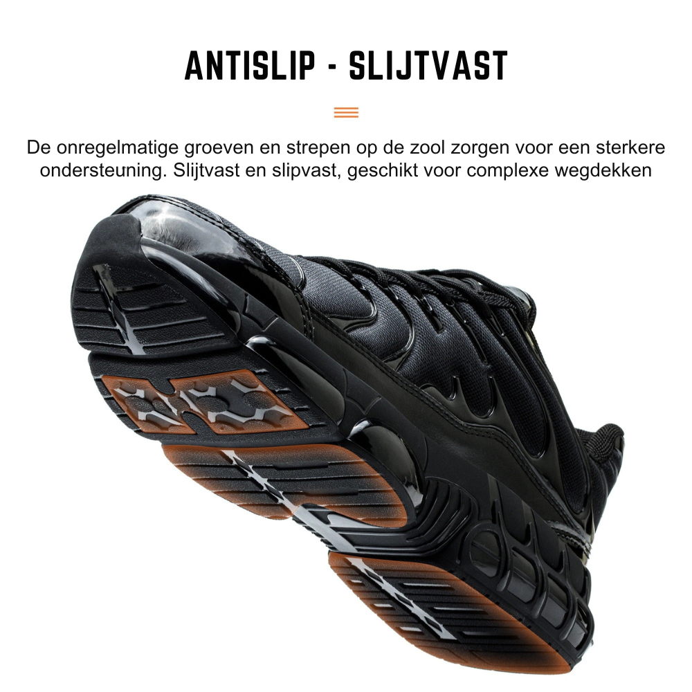 Chaussures de sécurité à embout acier et semelle antidérapante