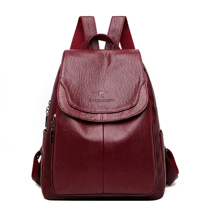 Sac à dos femme en similicuir, élégant avec bretelles réglables