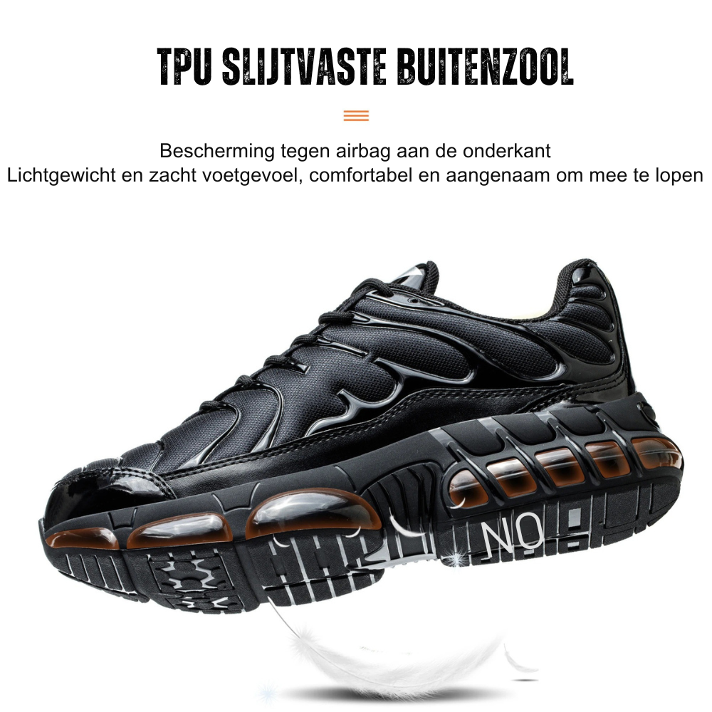 Chaussures de sécurité à embout acier et semelle antidérapante