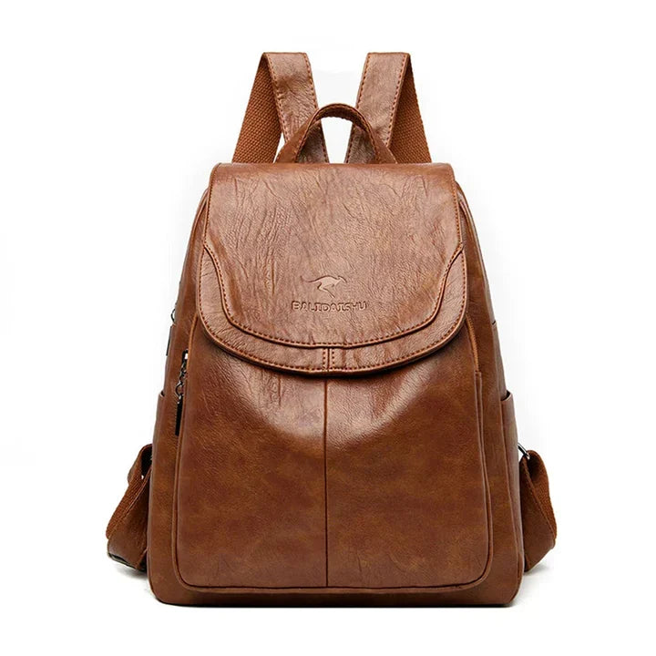 Sac à dos femme en similicuir, élégant avec bretelles réglables