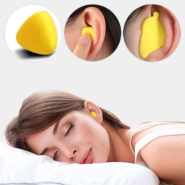 Bouchons d'oreilles en silicone réutilisables pour dormir et nager