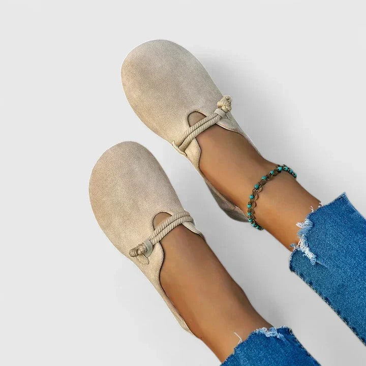 Mocassins femme classiques rembourrés à semelle légère