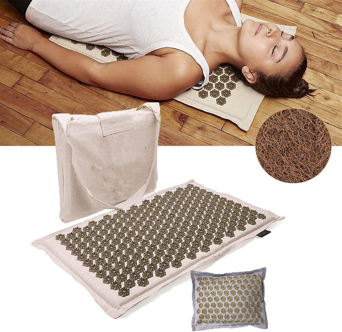Tapis Acupression Fleurs : Détente Naturelle
