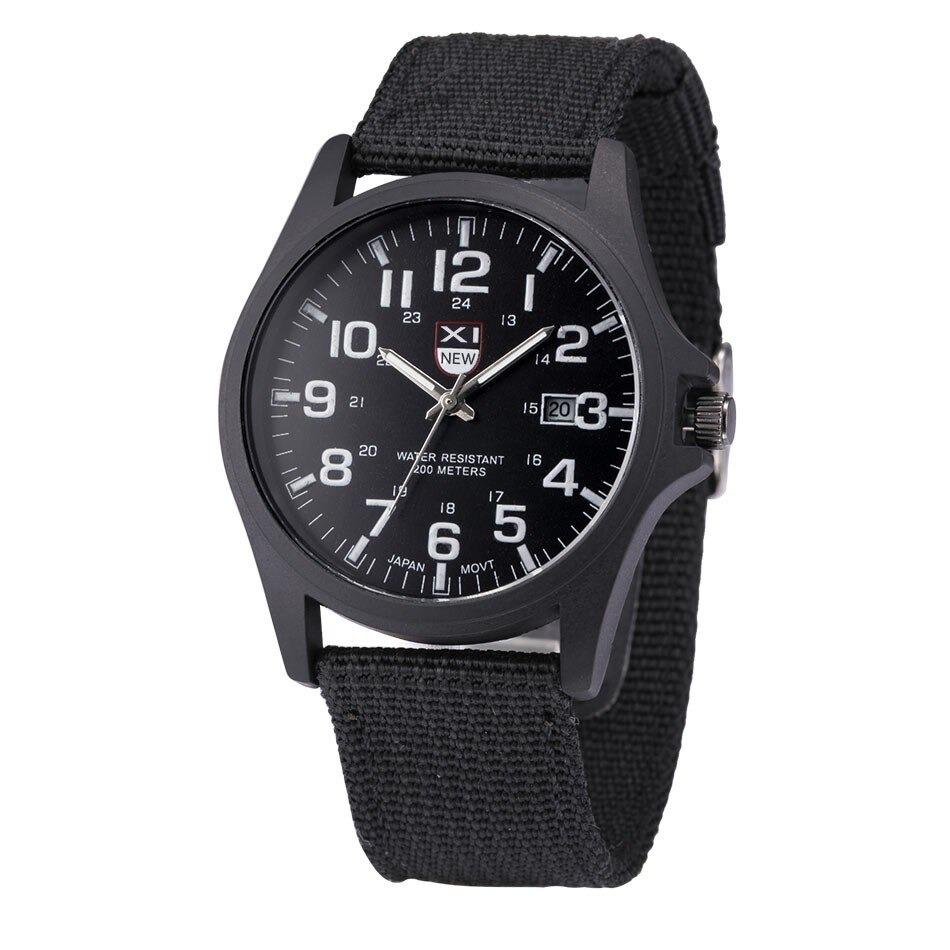 Montre homme militaire robuste avec chronomètre et date