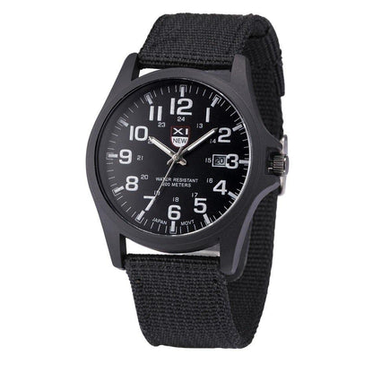 Montre homme militaire robuste avec chronomètre et date