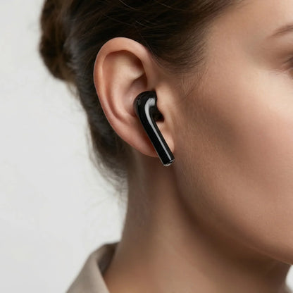 Écouteurs sans fil Bluetooth avec micro et boîtier de charge