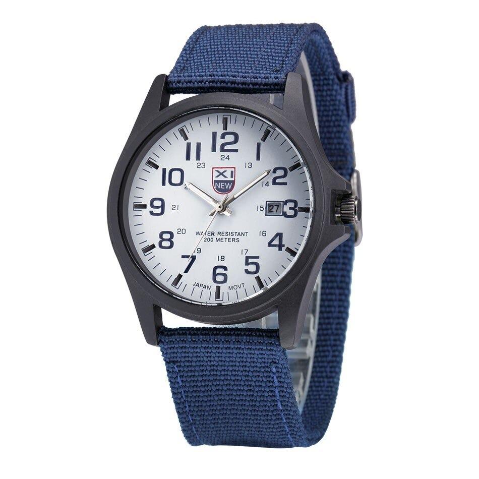 Montre homme militaire robuste avec chronomètre et date