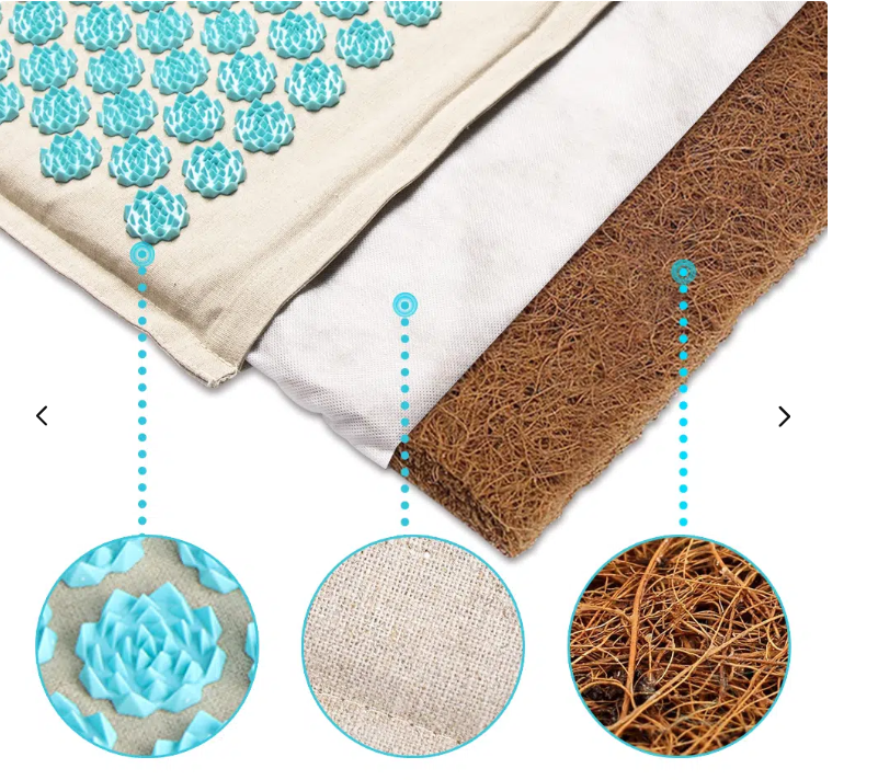 Tapis Acupression Fleurs : Détente Naturelle