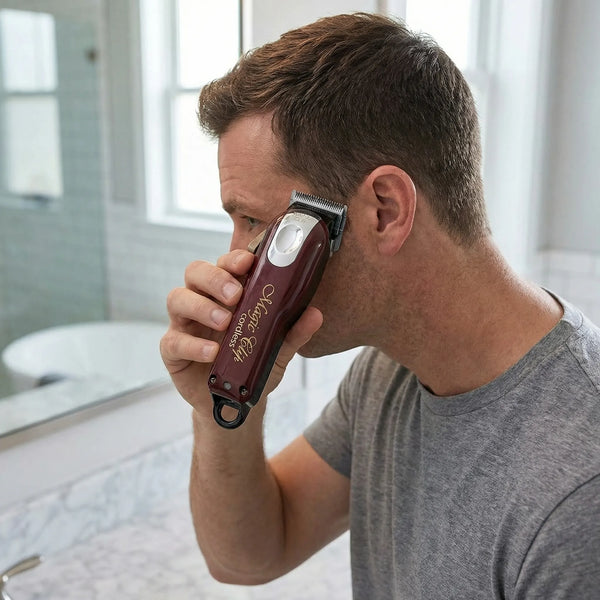 Tondeuse cheveux sans fil rechargeable à hauteurs de coupe réglables