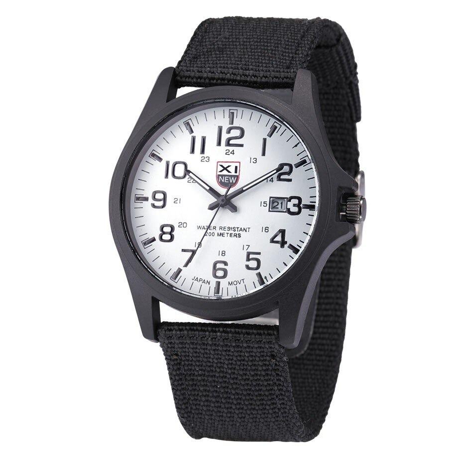 Montre homme militaire robuste avec chronomètre et date