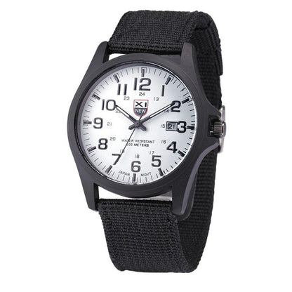 Montre homme militaire robuste avec chronomètre et date