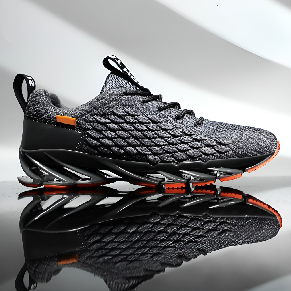 Chaussures running homme en mesh avec semelle adhérente
