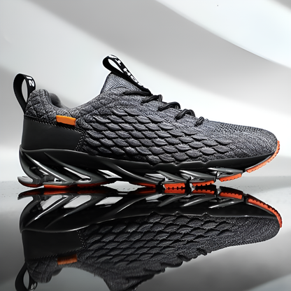 Chaussures running homme en mesh avec semelle adhérente