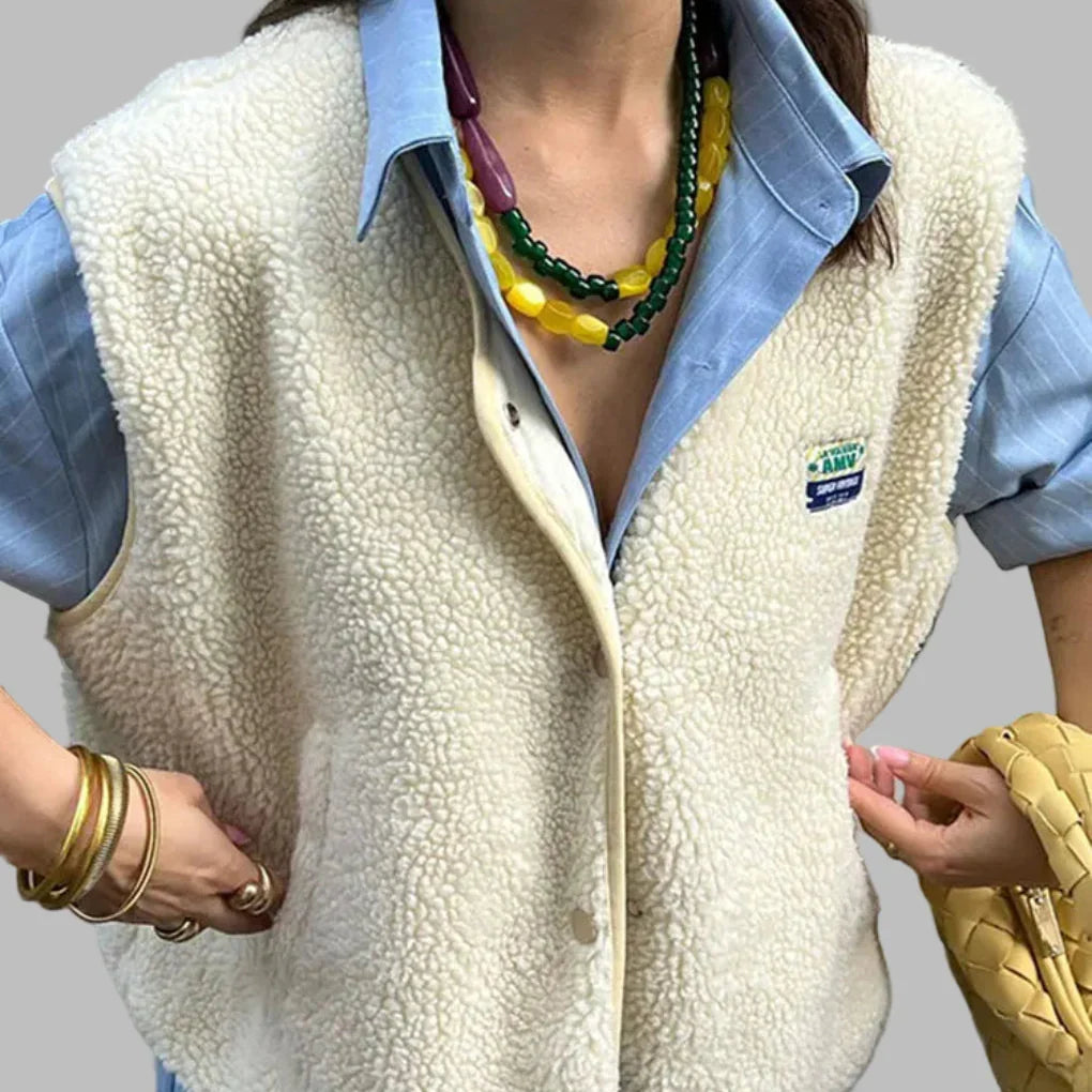 Gilet homme sans manches boutonné, coupe classique et légère