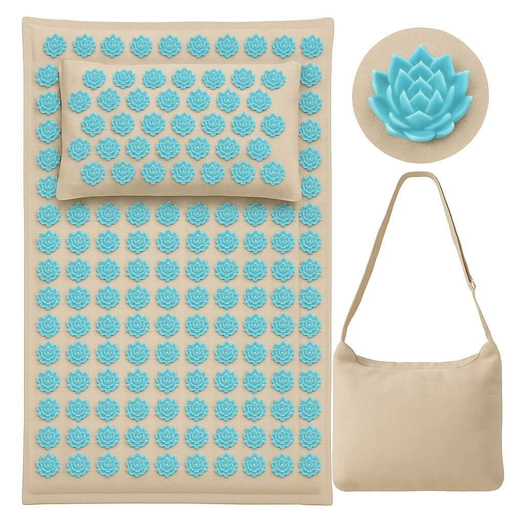 Tapis Acupression Fleurs : Détente Naturelle
