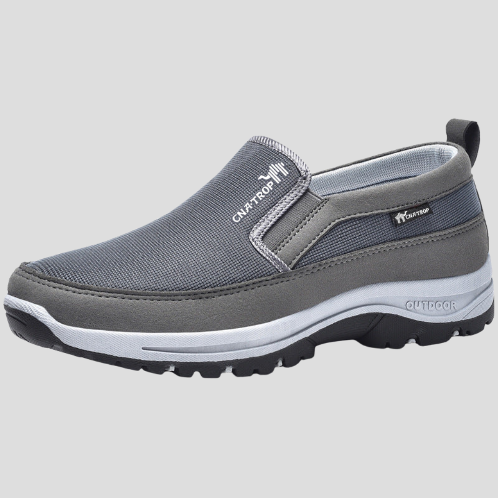 Baskets homme à lacets avec semelle amortie et maintien du pied