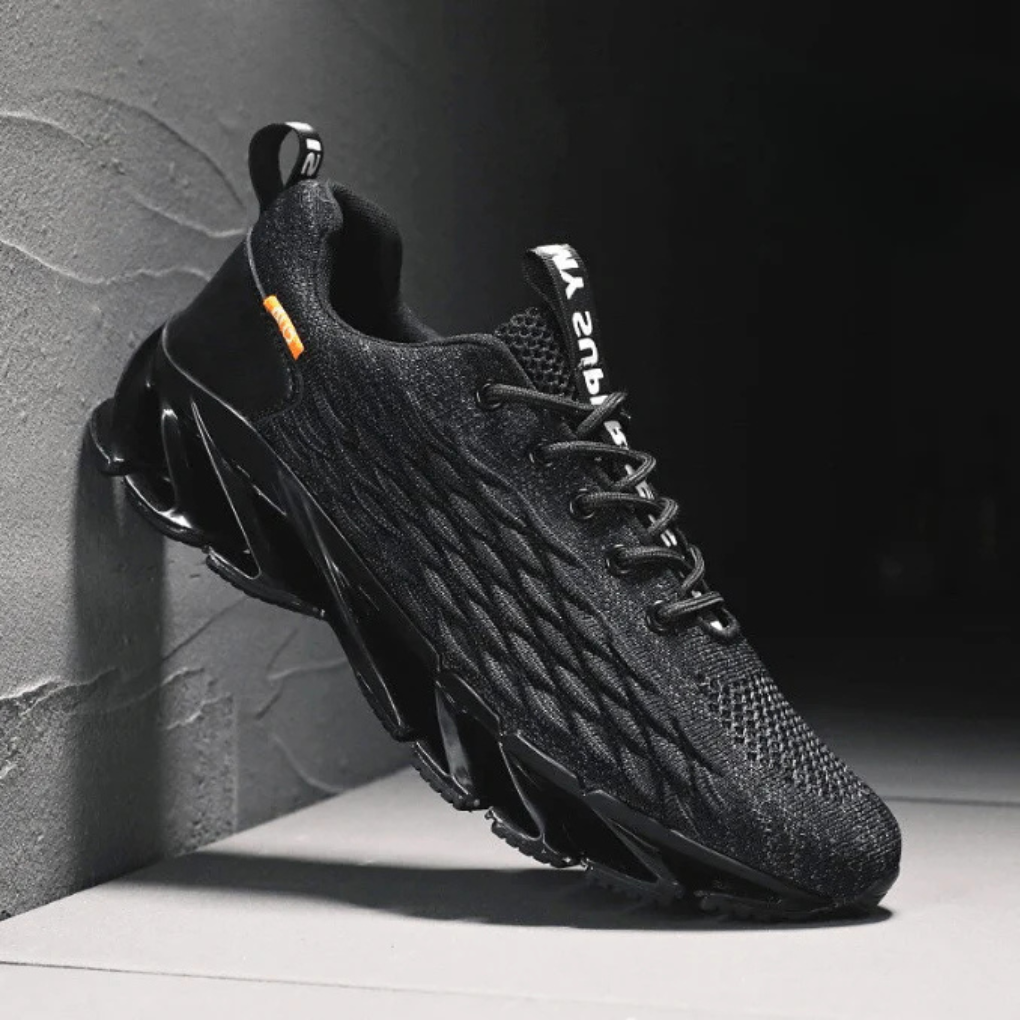 Chaussures running homme en mesh avec semelle adhérente