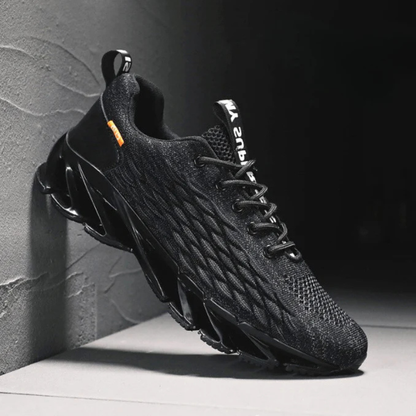 Chaussures running homme en mesh avec semelle adhérente