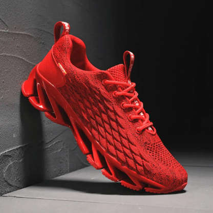Chaussures running homme en mesh avec semelle adhérente