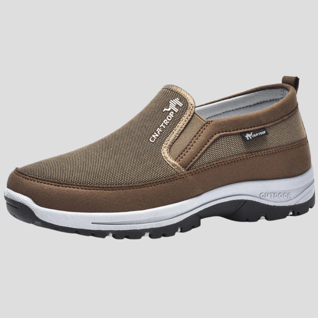 Baskets homme à lacets avec semelle amortie et maintien du pied