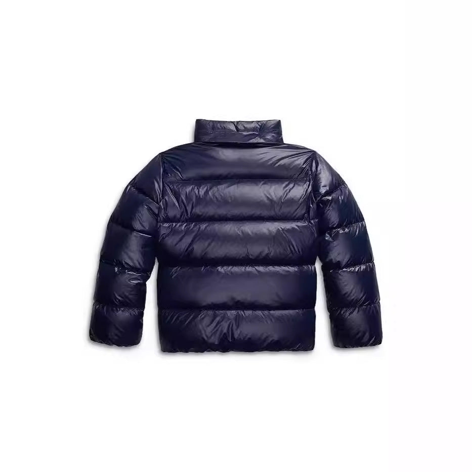 Manteau hiver femme matelassé à capuche fixe et coupe droite