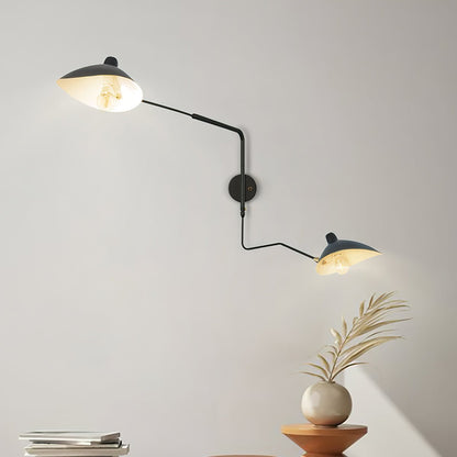 Applique Serge Mouille - Lampe Murale Design - Bras Mobiles
